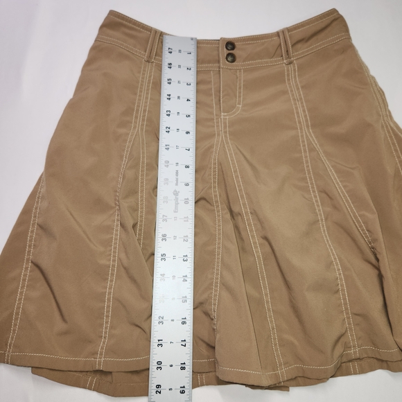 ⭐️Athleta Whatever Skort – Tan | Size 4 | Flared A-Line | Built-In Shorts ✨ - Picture 9 of 12